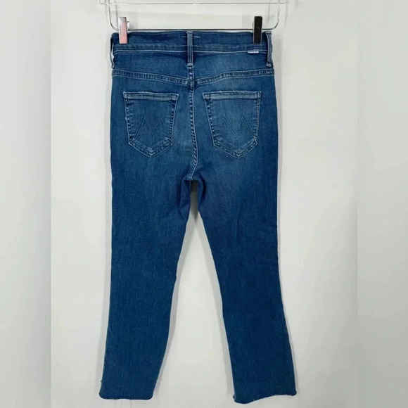 Mother Jean The Insider Crop Step Hem Crop Fray Wish On A Star Size 25 B2300 - Picture 4 of 7
